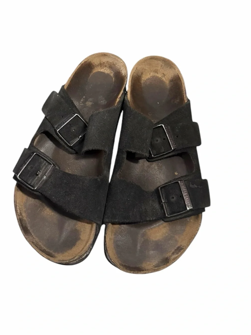 Birkenstock Arizona Black Suede Sandals